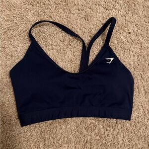 Gymshark Strappy Sports Bra - XS - Navy